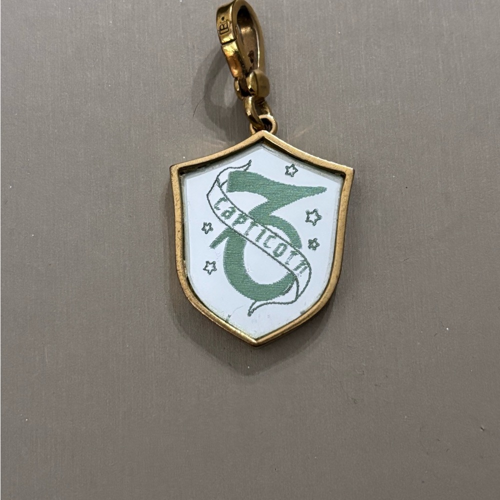 Juicy Couture Gold and Green Capricorn Bracelet Charm